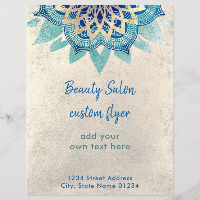 IMITATE Goldfolie-Lotus-Logo Flyer (Vorne)