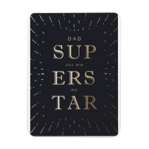 Imitate Goldfolie Papa ist Superstar Vatertag