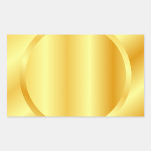 Imitate Goldleere Vorlage Hinzufügen von Text-Mono Rechteckiger Aufkleber