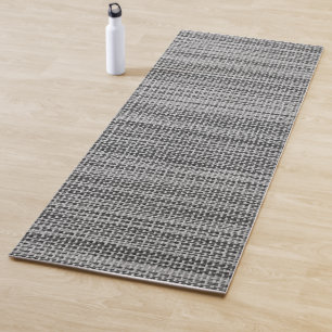 Imitate Grau Stofftuch Modern Design Yoga Mat Yogamatte