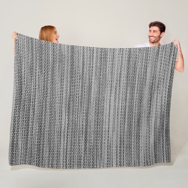 Imitate Graue Stoffe Baumwolle Fleece Leder (Beispiel)