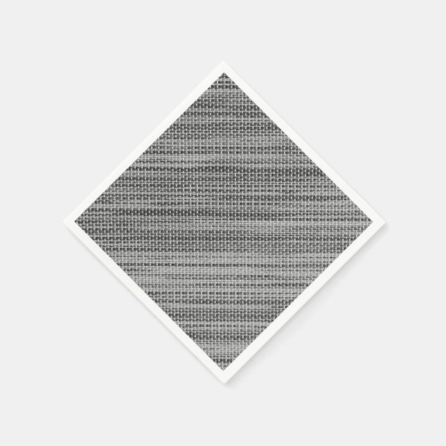 Imitate Gray Fabric Napkins Serviette (Ecke)