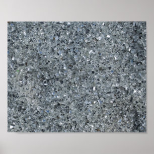 Imitate Gray Sparkle Poster