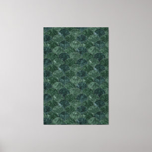 Imitate Green Stone Mermaid Scales Leinwanddruck