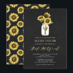 Imitate Halbpension Gelbe Sonnenblumen Bat Mitzvah Einladung<br><div class="desc">Laden Sie Familie und Freunde zu Ihrer Veranstaltung mit dieser anpassbaren Fledermaus mitzvah Einladung. Gelbe Sonnenblumen in einem Maurerkirsch auf dem Imitat-Kalkboard-Hintergrund. Personalisieren Sie diese,  indem Sie Ihre Daten hinzufügen. Die Einladung zur Sonnenblume-Fledermaus mitzvah ist perfekt für jedes Thema oder jede Saison.</div>