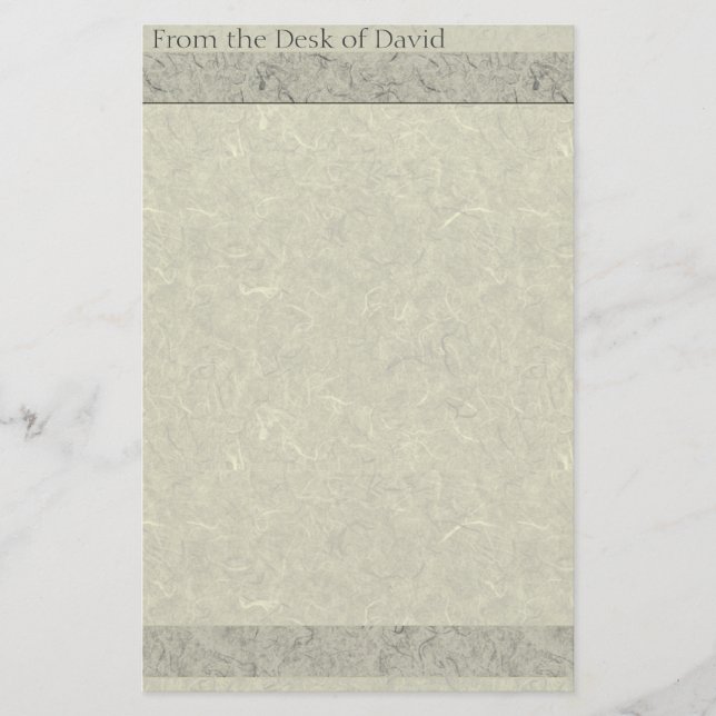 Imitate Handgemachte Papier Alt modische Stationer (Vorderseite)