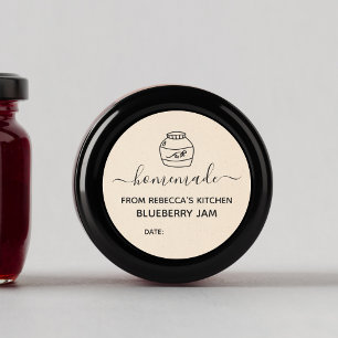 Imitate, hausgemacht Jam Canning Label Runder Aufkleber