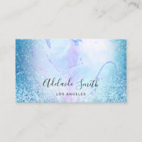 IMITATE holografisch-blauer Glitzer Marmor