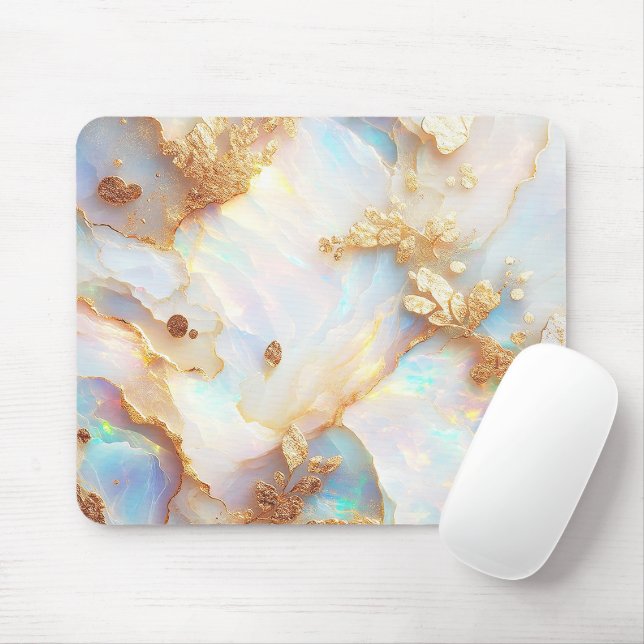 Imitate Holografische Iridescent Opal Crystal Fant Mousepad (Mit Mouse)