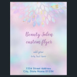 IMITATE holografischer Irisierter pastellfarbener  Flyer<br><div class="desc">Bitte beachten Sie,  dass dieses gedruckte Produkt keinen wirklichen HOLOGRAPHISCHEN EFFEKT aufweist</div>
