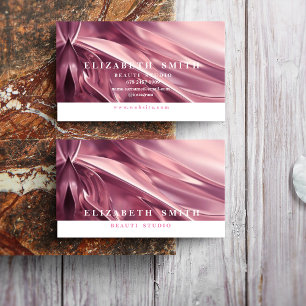 Imitate Holographic Pink Neon Business Card Visitenkarte