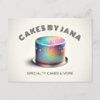 Imitate Holographic Rainbow Glitzer Cake Bäckerei