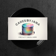 Imitate Holographic Rainbow Glitzer Cake Bäckerei