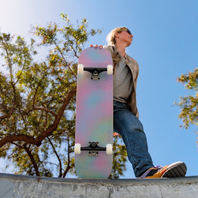 Imitate Holographische Rippelglastextur Skateboard (Außenbereich 1)