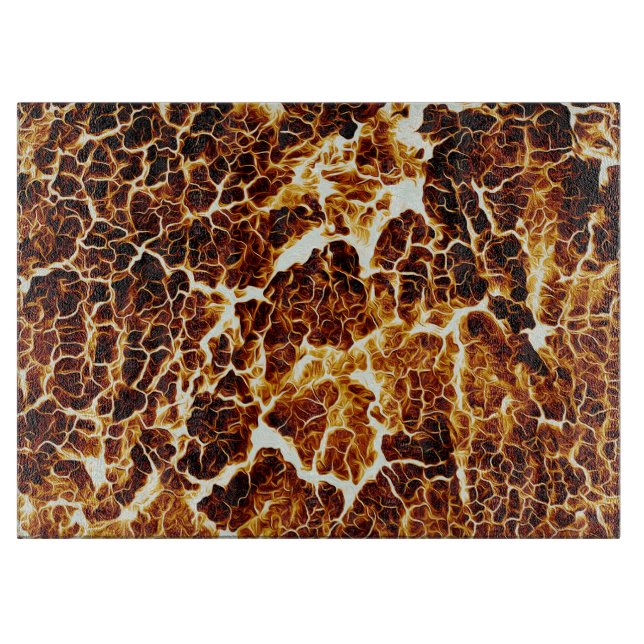 Imitate Hot Lava Textur Schneidebrett (Vorderseite)