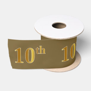 Imitate/Imitation Gold "10." Veranstaltungsnummer Satinband