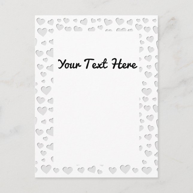 Imitate in der Herzform schneiden Postkarte (Vorderseite)