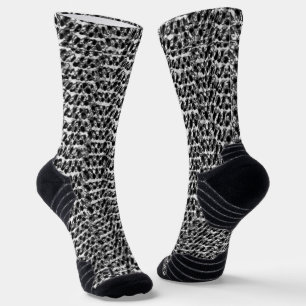 Imitate in Schwarz Socken