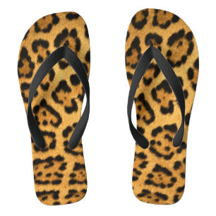 Imitate Jaguar Skin Flip Flops
