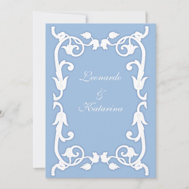 Imitate Jasperware Einladung (Vorderseite)