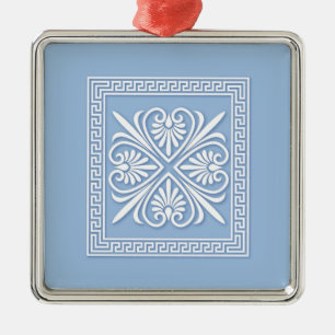 Imitate Jasperware Ornament Aus Metall