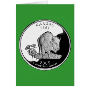 Imitate Kansas Staat Quarter