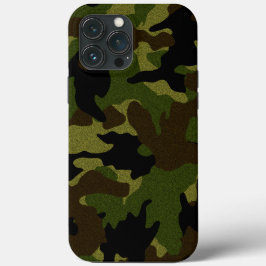 Imitate kleiden Green Camouflage Military Camoufla iPhone 13 Pro Max Hülle
