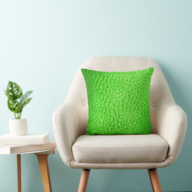 Imitate Leather Light Limon Kissen (Stuhl )