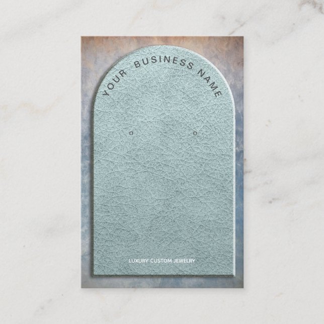 Imitate Lederarschbahn-Anzeige Visitenkarte (Vorderseite)