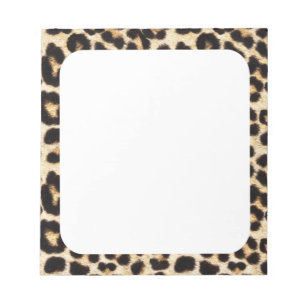 Imitate Leopard Fur Notizblock
