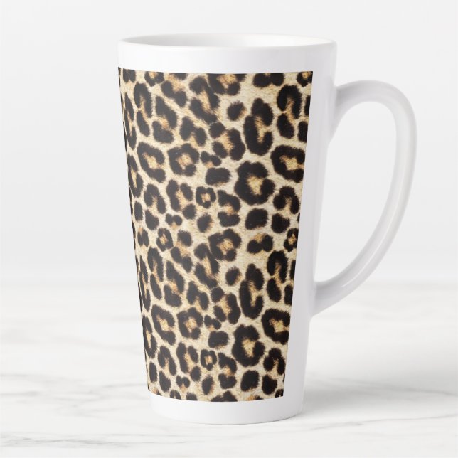 Imitate Leopard-Pelzmuster | Wildkatze Milchtasse (Rechts)