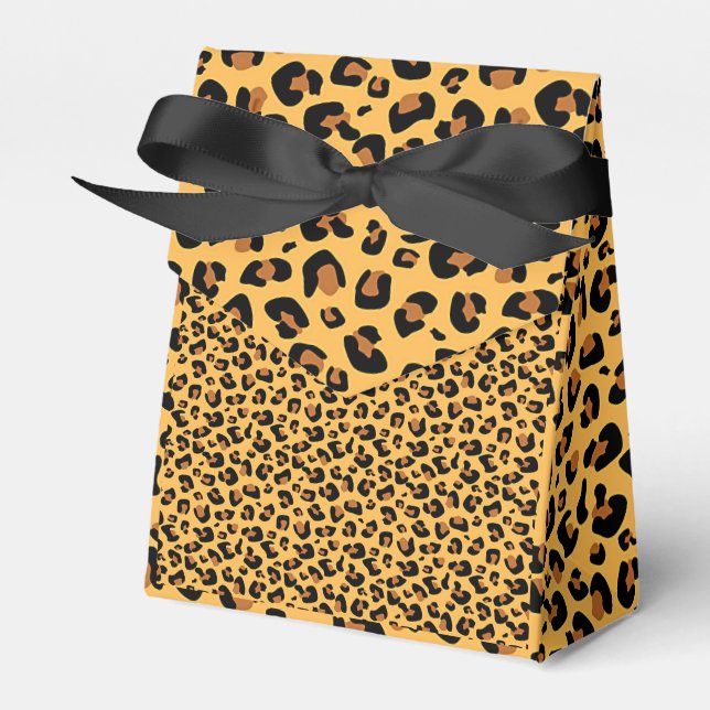 IMITATE LEOPARD TIERDRUCKEN GESCHENKSCHACHTEL (Vorderseite)