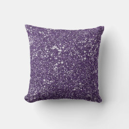 Imitate Lila Glitzer Textur Aussehen Kissen