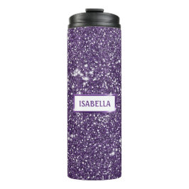 Imitate Lila Glitzer Textur Wirkung & Individuelle Thermosbecher