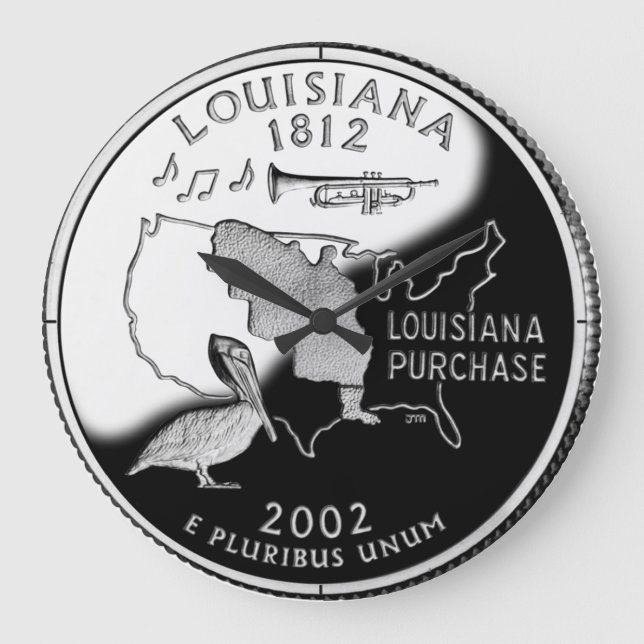 Imitate Louisiana Staat Quarter Uhr (Vorderseite)