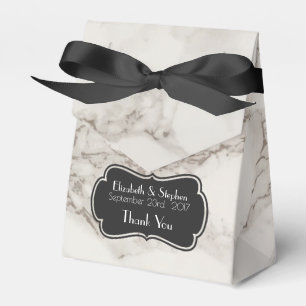 Imitate Marble Alabaster Taupe Tan Wedding Dank Geschenkschachtel