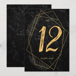 Imitate Marble Geometrische Tischnummer