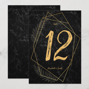 Imitate Marble Geometrische Tischnummer