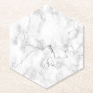 Imitate Marble Look Hexagon Untersetzer