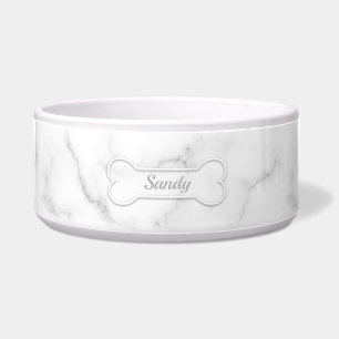 Imitate marmorähnlich und Knochenform des Hundes m Napf