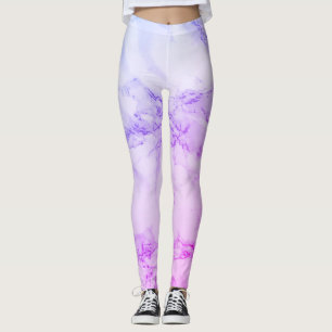 Imitate Marmoralabaster Lila Rosa Leggings