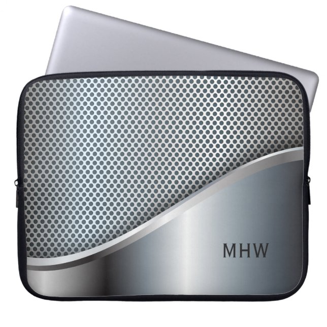 Imitate Maßgeschneiderte Laptop-Ärmel aus Metall Laptopschutzhülle (Vorderseite)