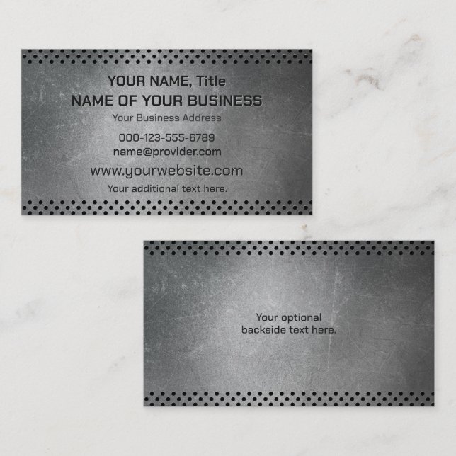Imitate mit benutzerdefiniertem Text Visitenkarte (Vorne/Hinten)