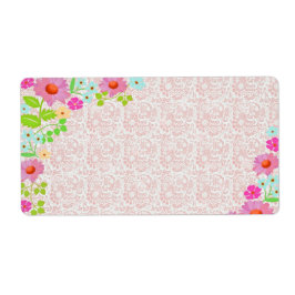 Imitate mit Blumen und Rosa tragen das individuell