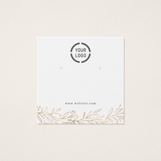 Imitate mit botanischem Sonderzeichen Ohrring (Vorderseite)