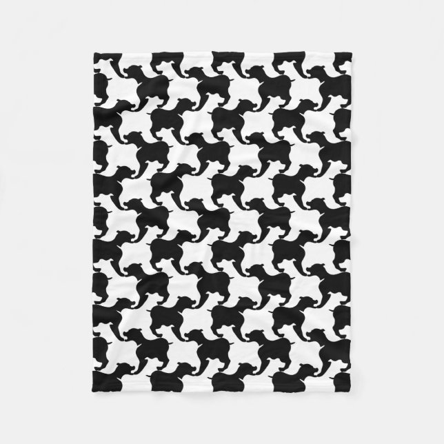 Imitate mit Dogs Fashion Blanket 2 Fleecedecke (Vorderseite)