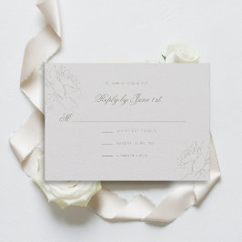 Imitate mit Embossed Rose Ivorische klassische Hoc