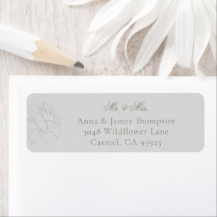 Imitate mit Embossed Rose Ivorische klassische Hoc