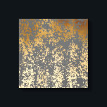 Imitate mit goldfarbenen und grauen Pinselstrichen Leinwanddruck<br><div class="desc">Modernes und stilvolles Design, das die Imitate goldfarben und graue Pinselstriche repräsentiert.</div>