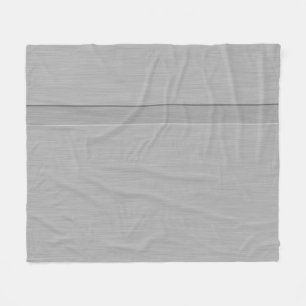 Imitate mit Groove aus gebürstetem Metall Fleecedecke